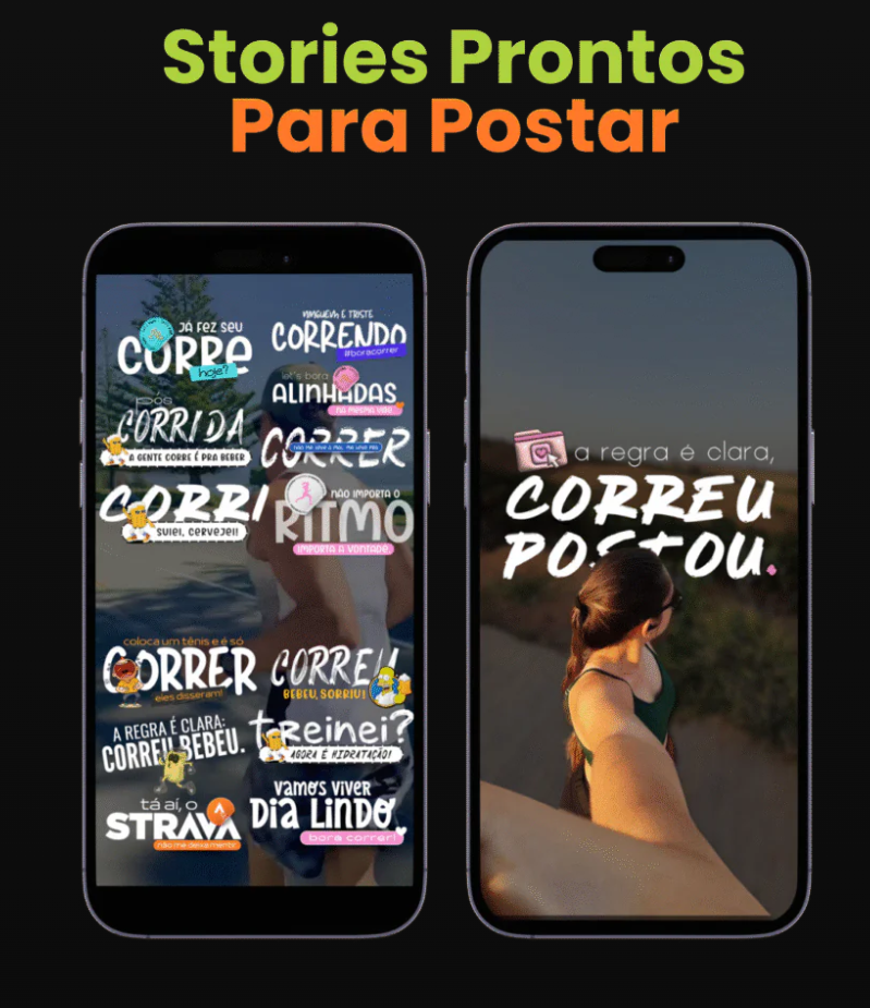 Stories prontos para postar - Correu Postou