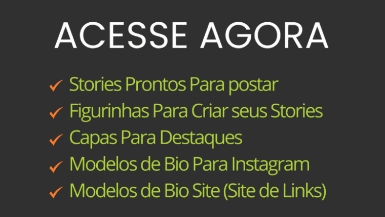 Acesse agora - Features do pack
